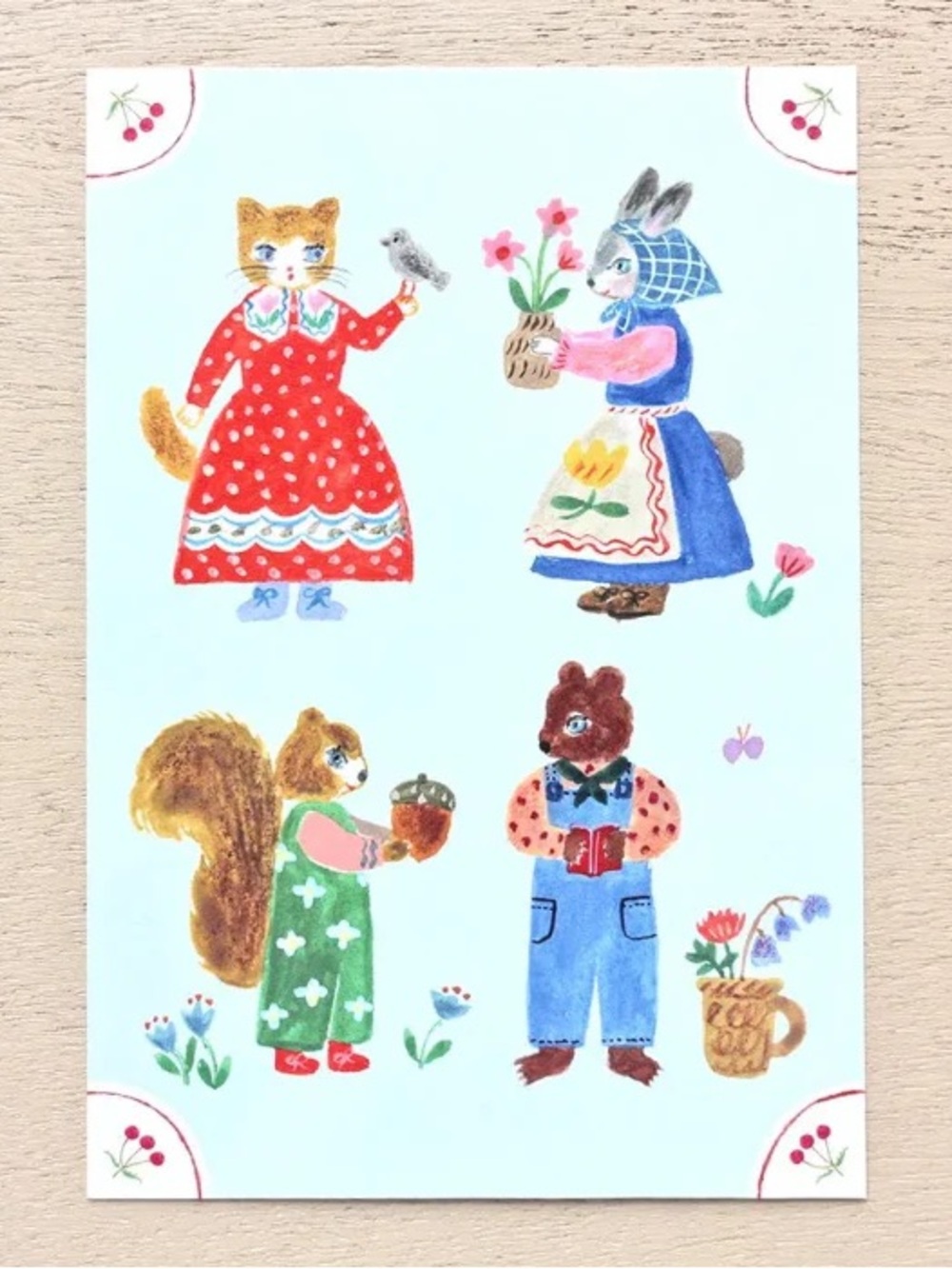Aiko Fukawa x Cozyca Products Postcard